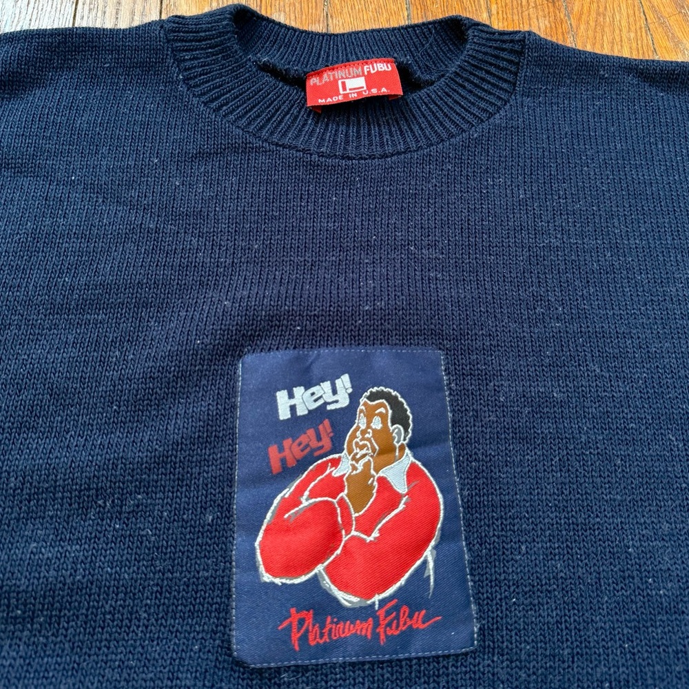 90’s Platinum FUBU Fat Albert Vintage Sweater - Picture 2 of 13